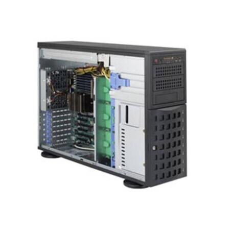Supermicro SuperChassis 920W 4U Rackmount/Tower Server Chassis (Black) CSE-745TQ-920B